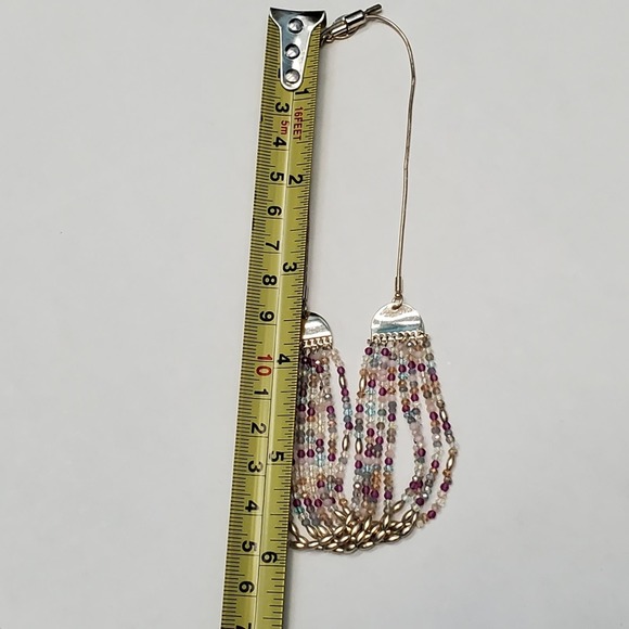 LOFT Multi-Color Multi-Strand Adjustable Beaded Bracelet - Picture 9 of 10